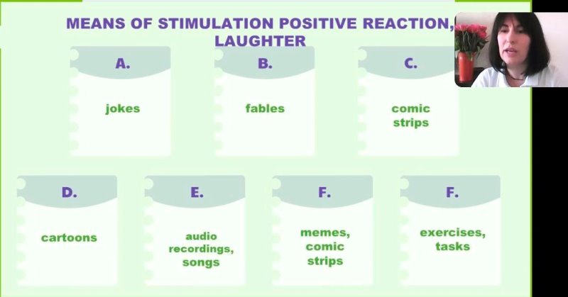 Оксана Тарасівна Писарчук розповідає про використання концепцій гумору у початкових школах